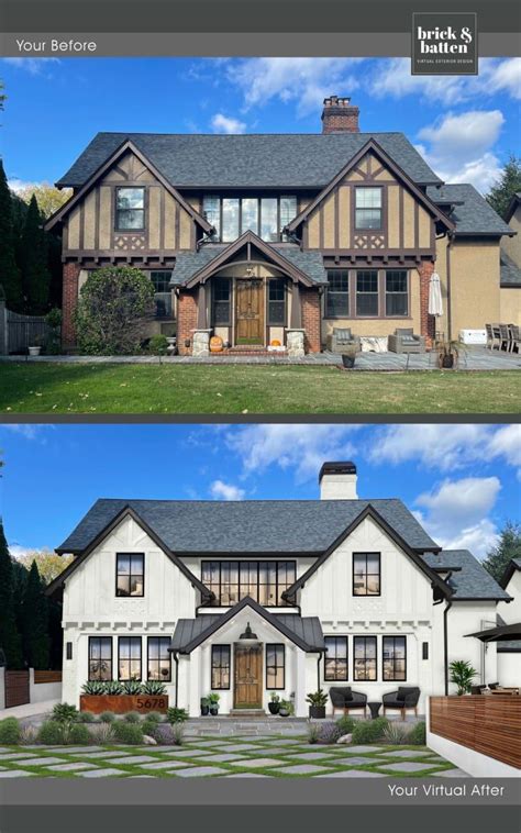 updating a tudor exterior|modern tudor house exterior.